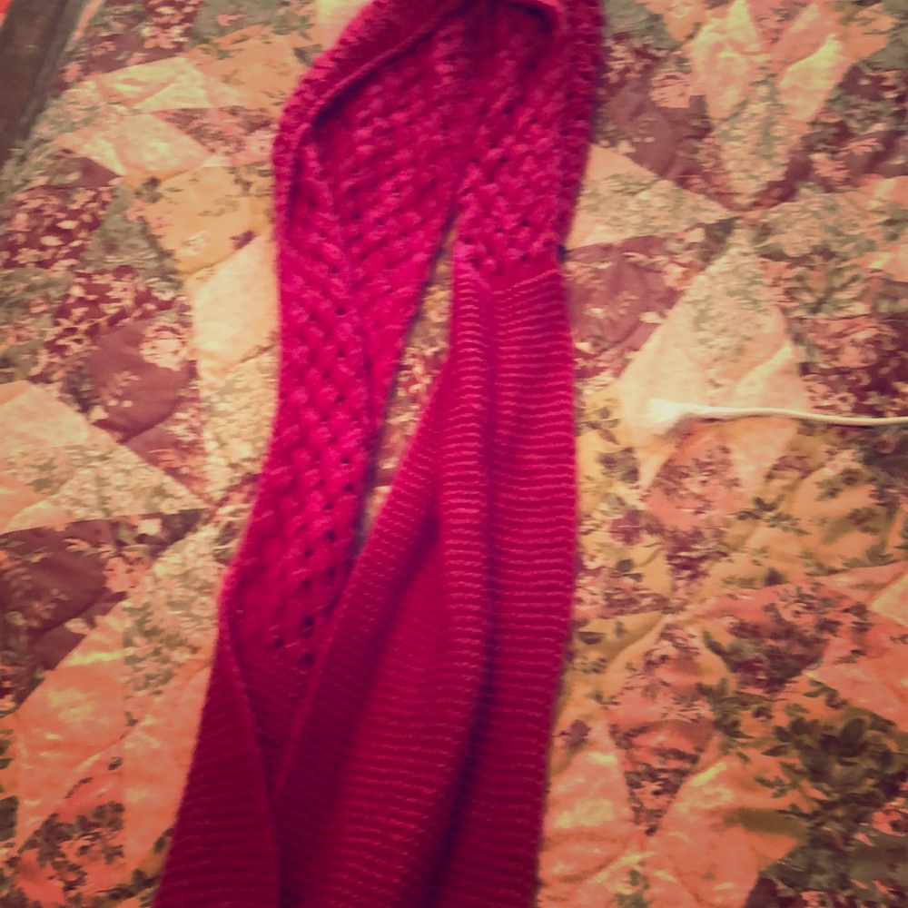 Woman’s sweater scarf